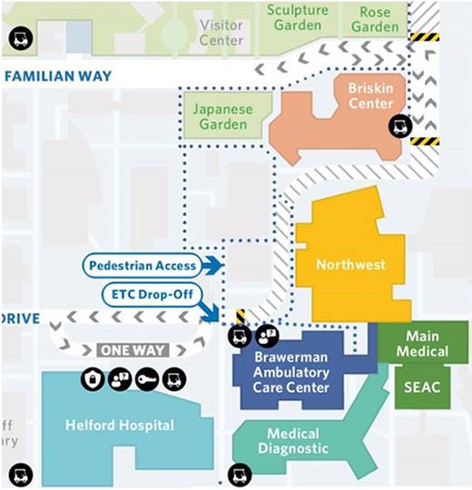 Medical Center Map & Parking Information